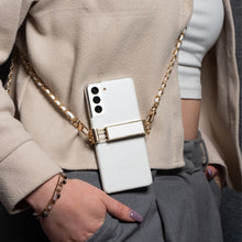 Заредете изображение във визуализатора на галерията – Chain / Rope with holder GLAMOUR fit all models 80mm max width WHITE
