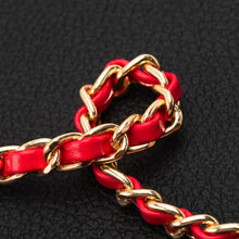 Заредете изображение във визуализатора на галерията – Chain / Rope with holder GLAMOUR fit all models 80mm max width RED
