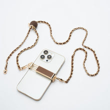 Заредете изображение във визуализатора на галерията – Chain / Rope with holder GLAMOUR fit all models 80mm max width BROWN
