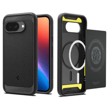 Заредете изображение във визуализатора на галерията – SPIGEN RUGGED ARMOR калъф за MAG compatible with MagSafe for GOOGLE PIXEL 9A matte черен
