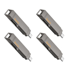 Заредете изображение във визуализатора на галерията – HOCO pendrive USB A + USB C UD15 128GB USB3.2

