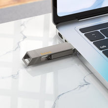 Заредете изображение във визуализатора на галерията – HOCO pendrive USB A + USB C UD15 128GB USB3.2
