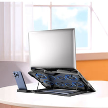 Заредете изображение във визуализатора на галерията – HOCO lapotop cooling stand GM27 black
