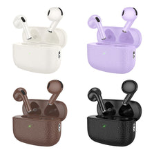 Заредете изображение във визуализатора на галерията – HOCO wireless earphones bluetooth TWS EQ15 purple
