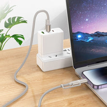 Заредете изображение във визуализатора на галерията – Кабел Hoco All-in-one Type C / Lightning to Type C / Cigarette lighter PD 3A 60W U138 1,2 m черен
