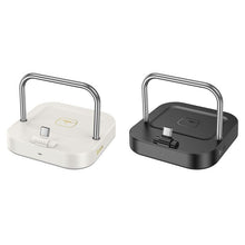 Заредете изображение във визуализатора на галерията – HOCO desktop charger 2in1 Type C + wireless charging 5W PD QC 3A 30W CQ16B black
