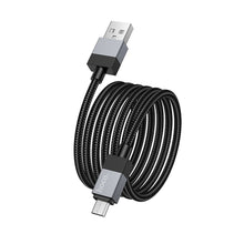 Заредете изображение във визуализатора на галерията – Кабел Hoco USB A to Micro USB 2,4A X110 1 m черен
