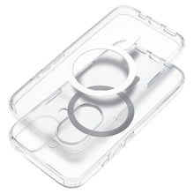Заредете изображение във визуализатора на галерията – Гръб CLEAR 2 mm за IPHONE 15 compatible with MagSafe (camera protection) прозрачен
