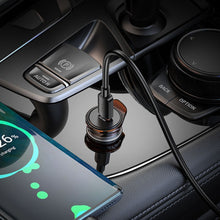 Заредете изображение във визуализатора на галерията – HOCO car charger Type C PD QC 30W NZ16 metal gray
