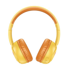 Заредете изображение във визуализатора на галерията – HOCO wireless headphones bluetooth for children W60 sun yellow
