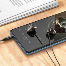 Заредете изображение във визуализатора на галерията – HOCO wire earphones Jack 3,5 mm with microphone M125 black
