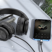 Заредете изображение във визуализатора на галерията – Кабел Hoco AUX Jack 3,5 mm to Lightning UPA22 1 m черен
