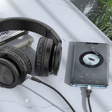 Заредете изображение във визуализатора на галерията – Кабел Hoco AUX Jack 3,5 mm to Type C UPA22 1 m черен
