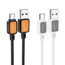 Заредете изображение във визуализатора на галерията – Кабел Hoco USB A to Typ C 3A X108 1 m черен
