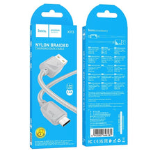 Заредете изображение във визуализатора на галерията – Кабел Hoco USB A to Micro USB 2,4A X113 1 m сив
