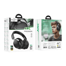 Заредете изображение във визуализатора на галерията – HOCO wireless headphones bluetooth ANC W53 Plus black

