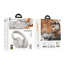Заредете изображение във визуализатора на галерията – HOCO wireless headphones bluetooth ANC W53 Plus gray
