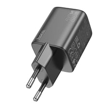 Заредете изображение във визуализатора на галерията – HOCO зарядно Type C PD QC 30W GaN N43 ледено синьо
