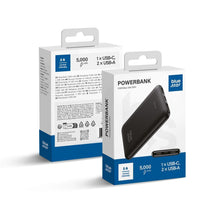 Заредете изображение във визуализатора на галерията – BLUE STAR powerbank 5000 mAh 2A W0539 black
