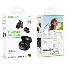 Заредете изображение във визуализатора на галерията – HOCO wireless earphones bluetooth TWS EW203 black
