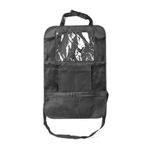 Заредете изображение във визуализатора на галерията – Car organizer for front seats with compartments BY-1298 black
