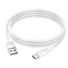 Заредете изображение във визуализатора на галерията – Кабел Hoco USB A to Lightning 2,4 A X114 1 m бял
