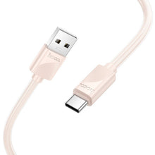 Заредете изображение във визуализатора на галерията – Кабел Hoco USB A to Lightning 2,4 A X114 1 m розов
