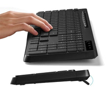 Заредете изображение във визуализатора на галерията – WiWU - Wireless Office Keyboard&amp;Mouse KM-01 - black
