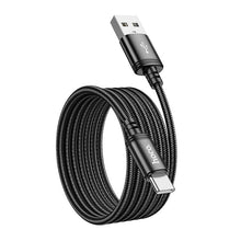 Заредете изображение във визуализатора на галерията – Cable USB A to USB C Hoco 3A 2 m X89 black

