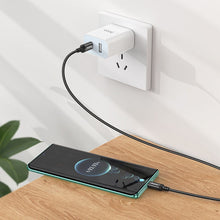 Заредете изображение във визуализатора на галерията – Кабел USB C към USB C Hoco 3A 60W 2 m X89 черен
