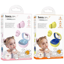 Заредете изображение във визуализатора на галерията – HOCO wireless earphones bluetooth TWS for kids EW111 pink
