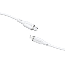 Заредете изображение във визуализатора на галерията – Acefast cable type c to lightning 8-pin mfi 3a pd30w c2-01 silicone 1,2m white
