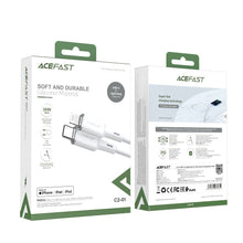 Заредете изображение във визуализатора на галерията – Acefast cable type c to lightning 8-pin mfi 3a pd30w c2-01 silicone 1,2m black
