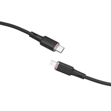 Заредете изображение във визуализатора на галерията – Acefast cable type c to lightning 8-pin mfi 3a pd30w c2-01 silicone 1,2m black
