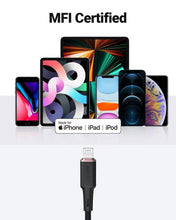 Заредете изображение във визуализатора на галерията – Acefast cable usb a tp lightning 8-pin mfi 2,4a c2-02 silicone 1,2m black
