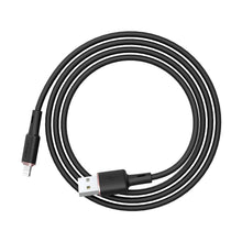Заредете изображение във визуализатора на галерията – Acefast cable usb a tp lightning 8-pin mfi 2,4a c2-02 silicone 1,2m black
