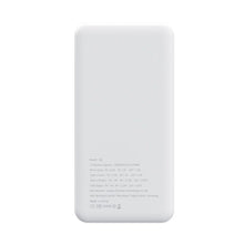 Заредете изображение във визуализатора на галерията – Power bank PURIDEA Q6 - 10 000mAh Quick Charger QC3.0 PD3.0 20W white
