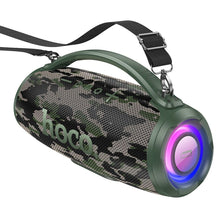 Заредете изображение във визуализатора на галерията – Безжична колонка HOCO (bluetooth) HA4 camouflage зелен
