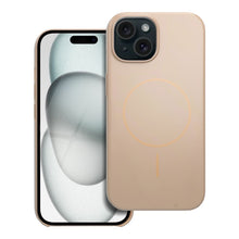 Заредете изображение във визуализатора на галерията – Glossy Mag Cover compatible with MagSafe for IPHONE 15 desert gold
