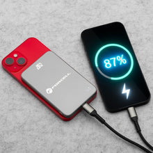 Заредете изображение във визуализатора на галерията – FORCELL F-ENERGY F5K8 Super Slim powerbank compatible with MagSafe PD3.0 QC4.0 15W 5000 mAh grey
