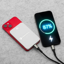 Заредете изображение във визуализатора на галерията – FORCELL F-ENERGY F5K8 Super Slim powerbank compatible with MagSafe PD3.0 QC4.0 15W 5000 mAh white
