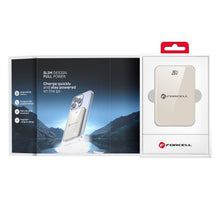 Заредете изображение във визуализатора на галерията – FORCELL F-ENERGY F5K8 Super Slim powerbank compatible with MagSafe PD3.0 QC4.0 15W 5000 mAh titanium dessert
