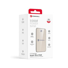 Заредете изображение във визуализатора на галерията – FORCELL F-ENERGY F5K8 Super Slim powerbank compatible with MagSafe PD3.0 QC4.0 15W 5000 mAh titanium dessert
