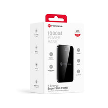 Заредете изображение във визуализатора на галерията – FORCELL F-ENERGY F10K8 Super Slim powerbank compatible with MagSafe PD3.0 QC4.0 15W 10000 mAh black
