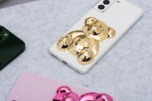 Заредете изображение във визуализатора на галерията – Phone stand BEAR - stick-on - gold
