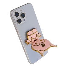 Заредете изображение във визуализатора на галерията – Phone stand DOLL - stick-on - pink
