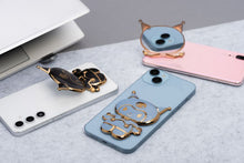 Заредете изображение във визуализатора на галерията – Phone stand DOLL - stick-on - blue
