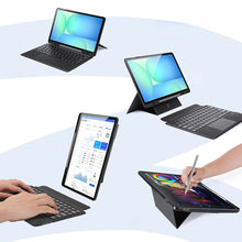 Заредете изображение във визуализатора на галерията – DUX DUCIS case DK foldable with Wireless Keyboard for SAMSUNG Tab S10 FE Plus black
