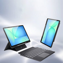 Заредете изображение във визуализатора на галерията – DUX DUCIS case DK foldable with Wireless Keyboard for SAMSUNG Tab S10 FE Plus black
