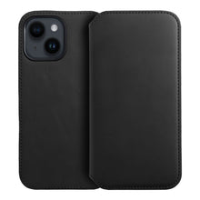 Заредете изображение във визуализатора на галерията – Калъф тип книга DUAL POCKET за IPHONE 17 черен
